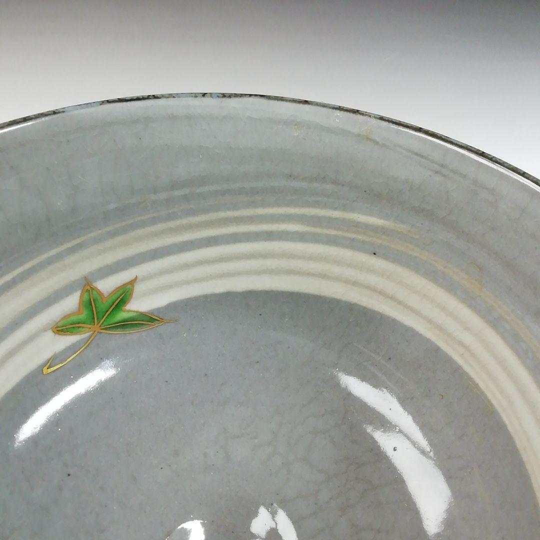 Ｔ５６２　茶碗　『乾山写　青楓文』『平安　橋本紫雲 造』　共箱　抹茶碗　茶道具