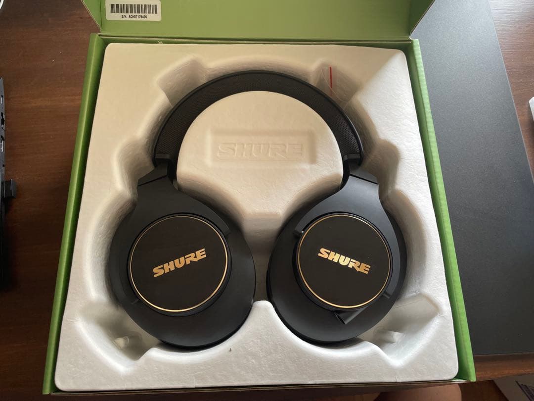 SHURE プロフェッショナルスタジオヘッドホンSRH840A