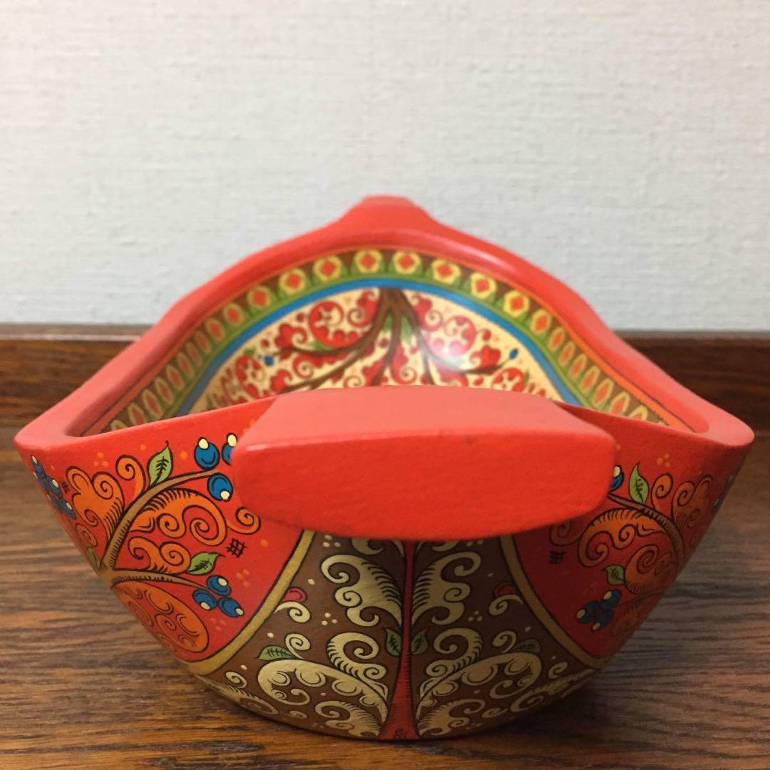 ロシア雑貨☆馬型の飾り皿 縁起物 アルハンゲリスク オリガ作 マトリョーシカ