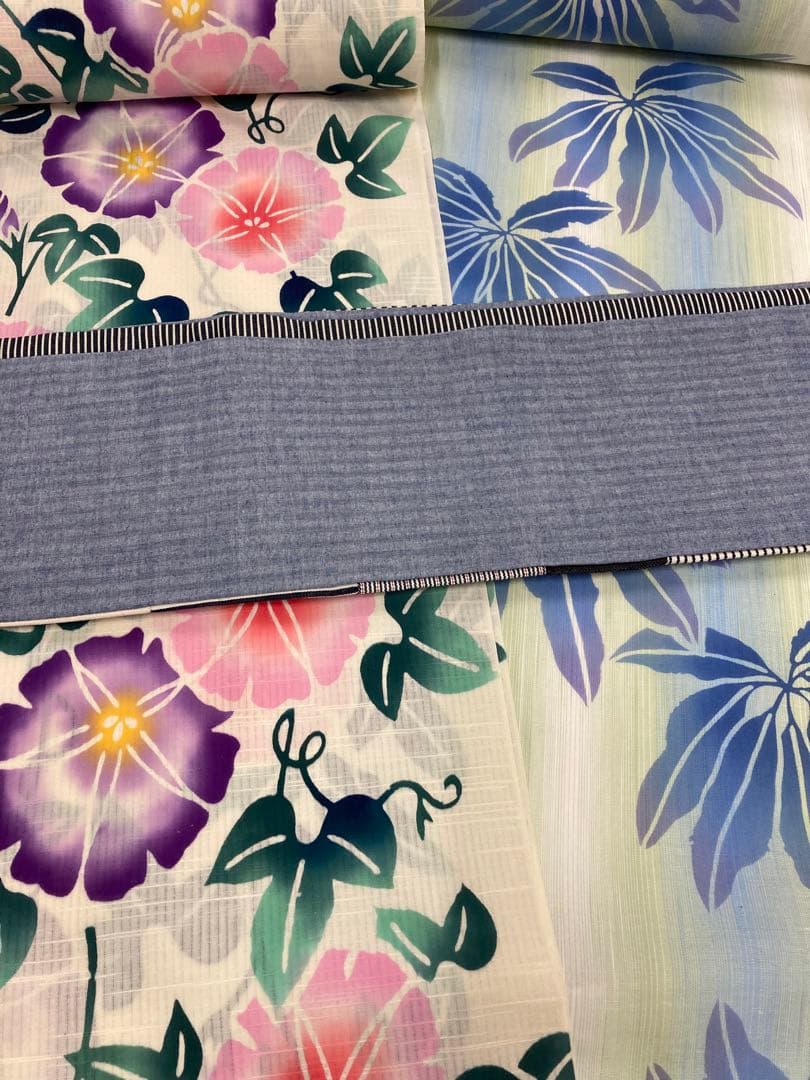 美品の新品未使用　伊勢型紙の浴衣反物　⭐︎写真追加しました