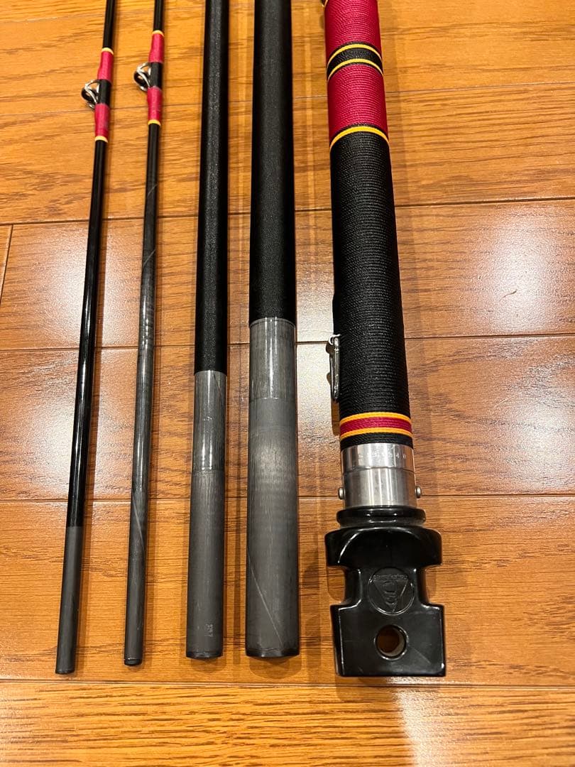 まる がまかつ がま石 18号 並継 5.4m　石鯛 未使用に近い