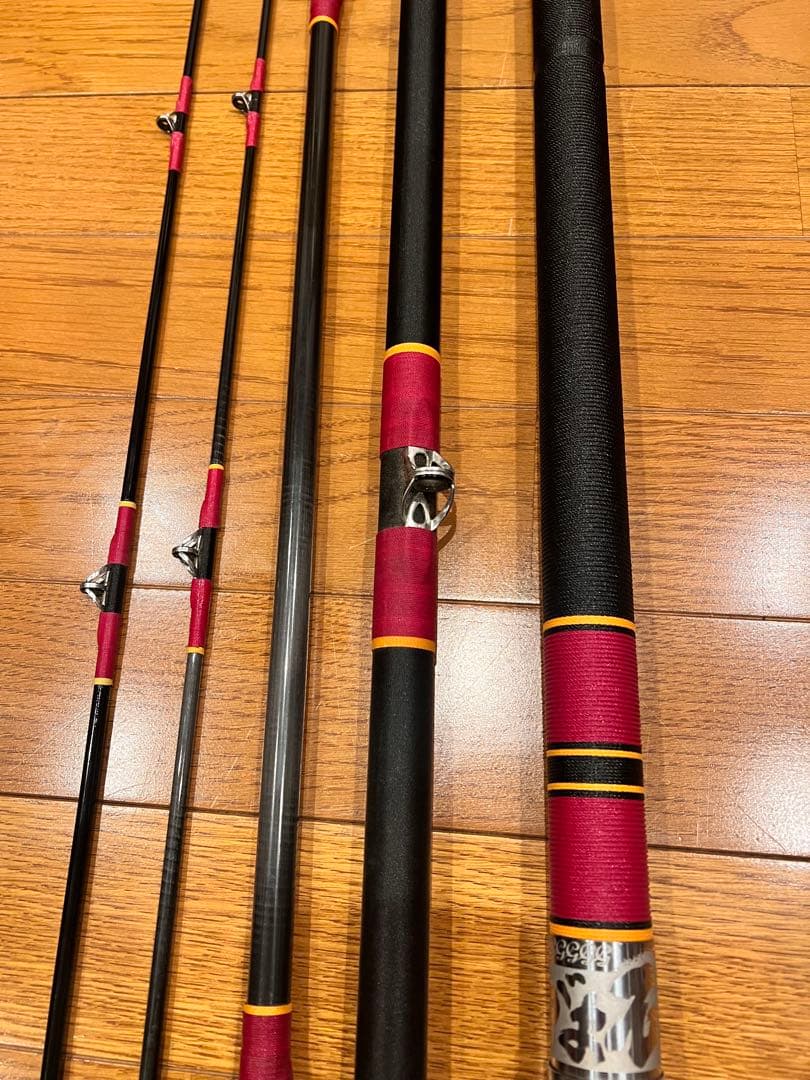まる がまかつ がま石 18号 並継 5.4m　石鯛 未使用に近い