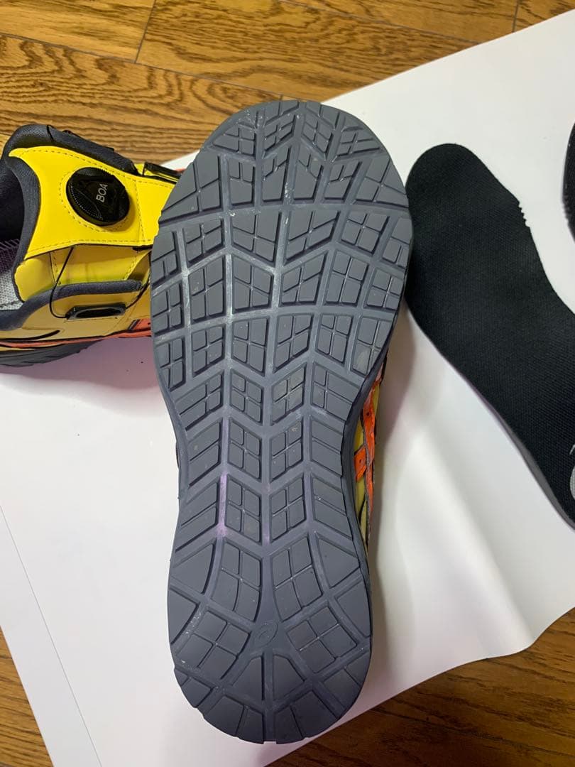 ASICS CP306 BOAシステム安全靴 イエロー