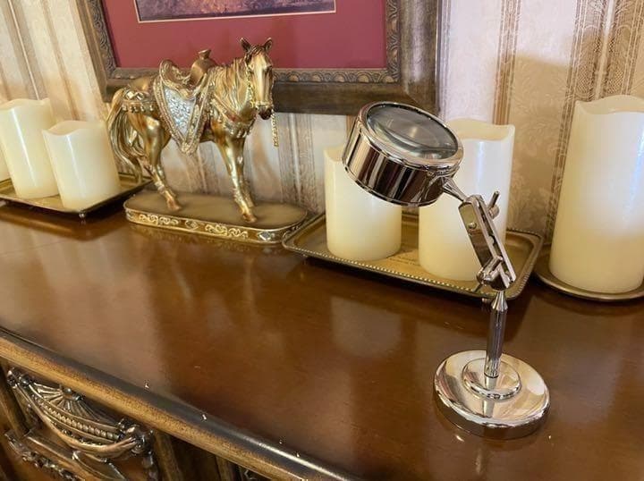 [1970年代製造 新品] アンティーク ルーペスタンド [インテリア雑貨]