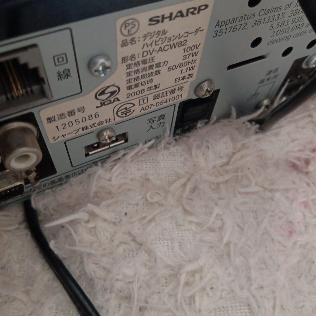 ①Panasonic DMR-BWT620 ②SHARP　DV-ACW82