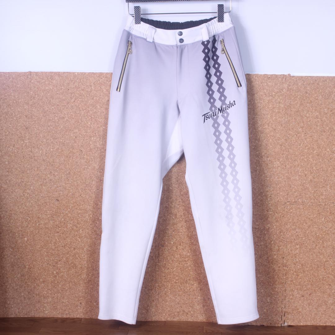 釣武者 W・eye ライトプレーンスーツ L ホワイト 上下