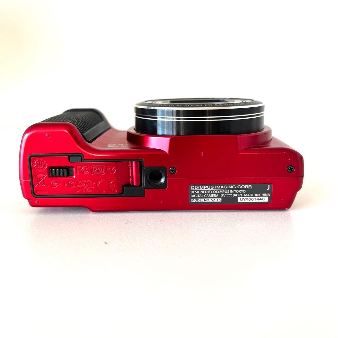 OLYMPUS STYLUS SZ-15 レッド デジタルカメラ