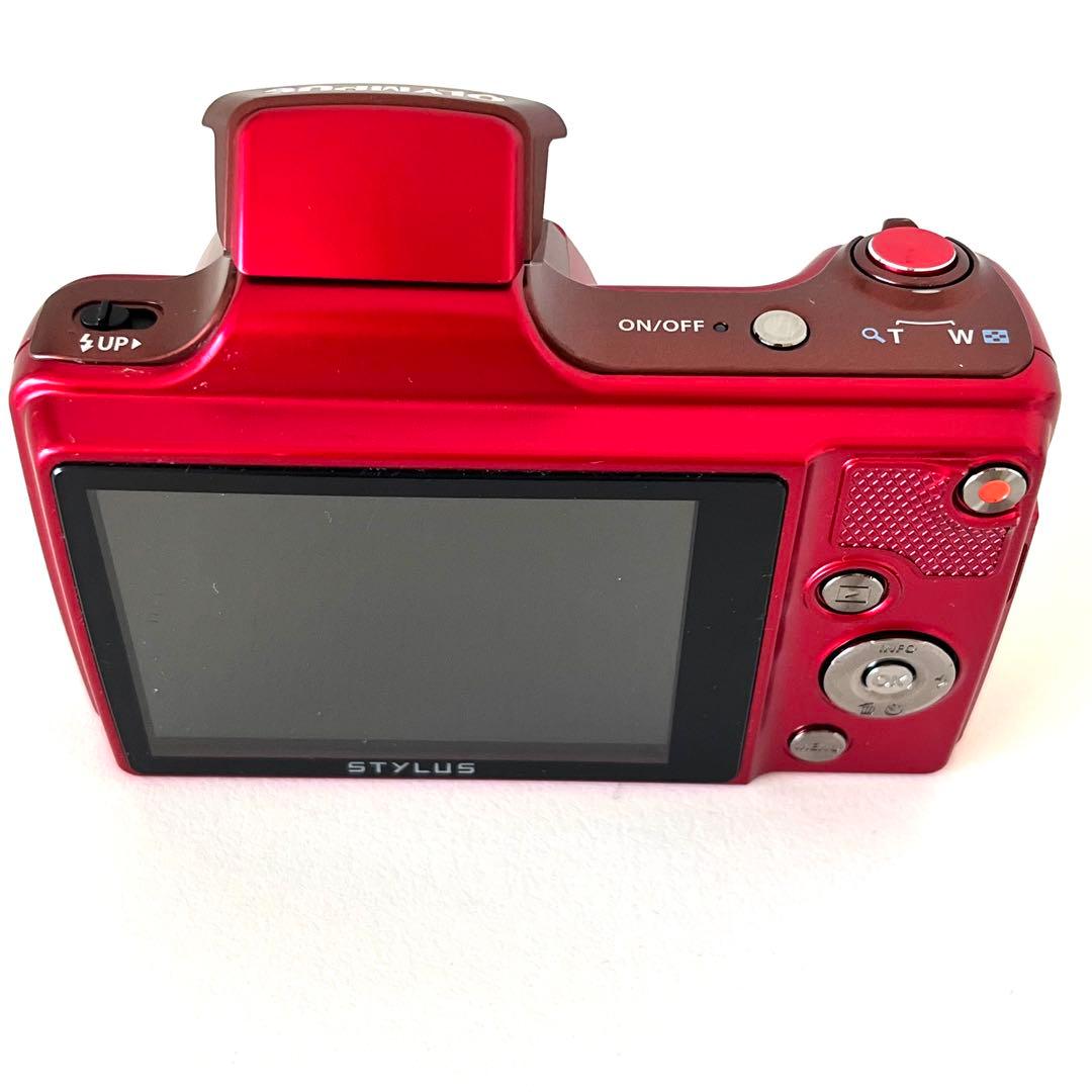 OLYMPUS STYLUS SZ-15 レッド デジタルカメラ