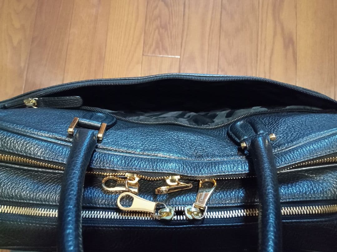 【kees】チマブエ　エメリー　ブリーフケース（ダブル）黒