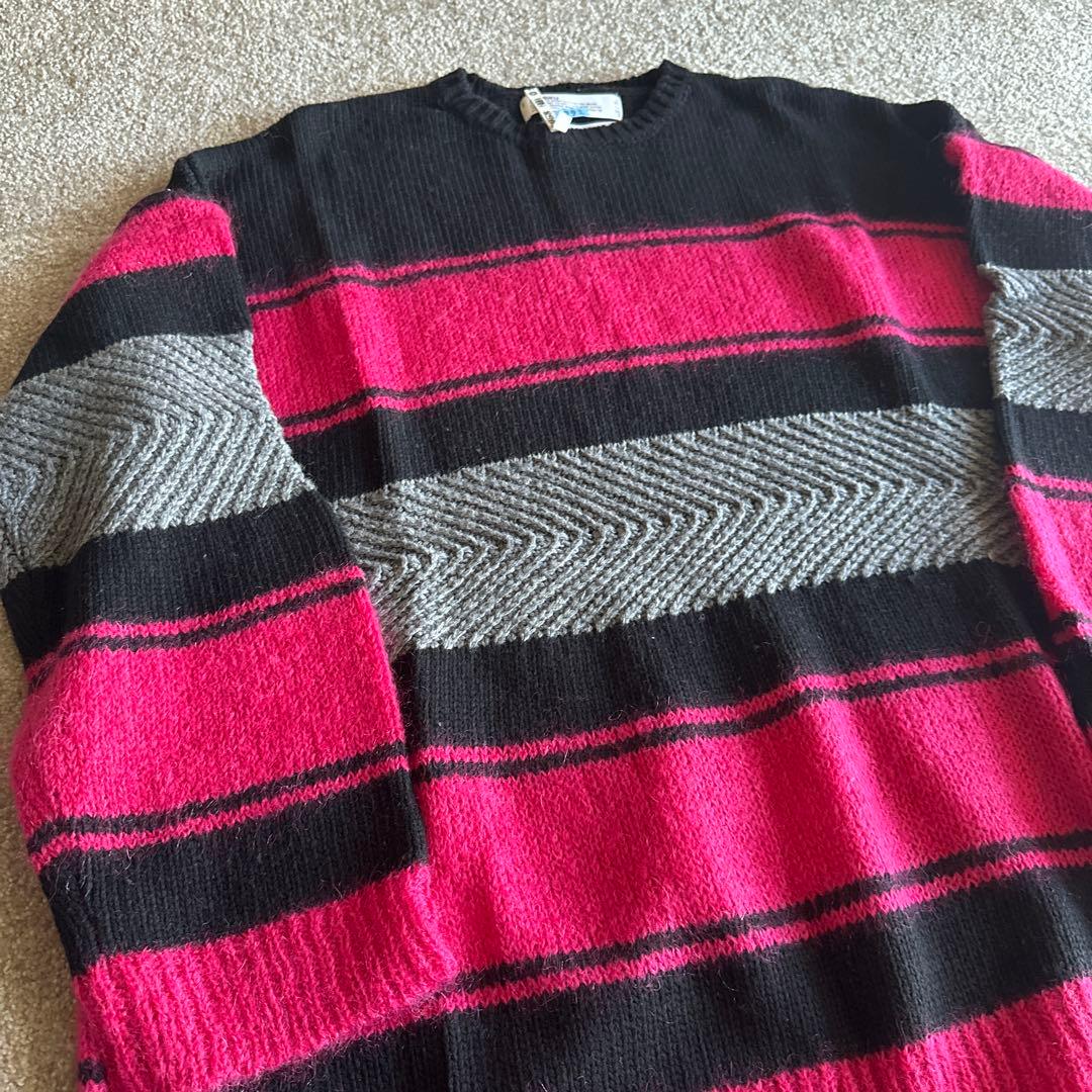 トップス dairiku boarder Knit