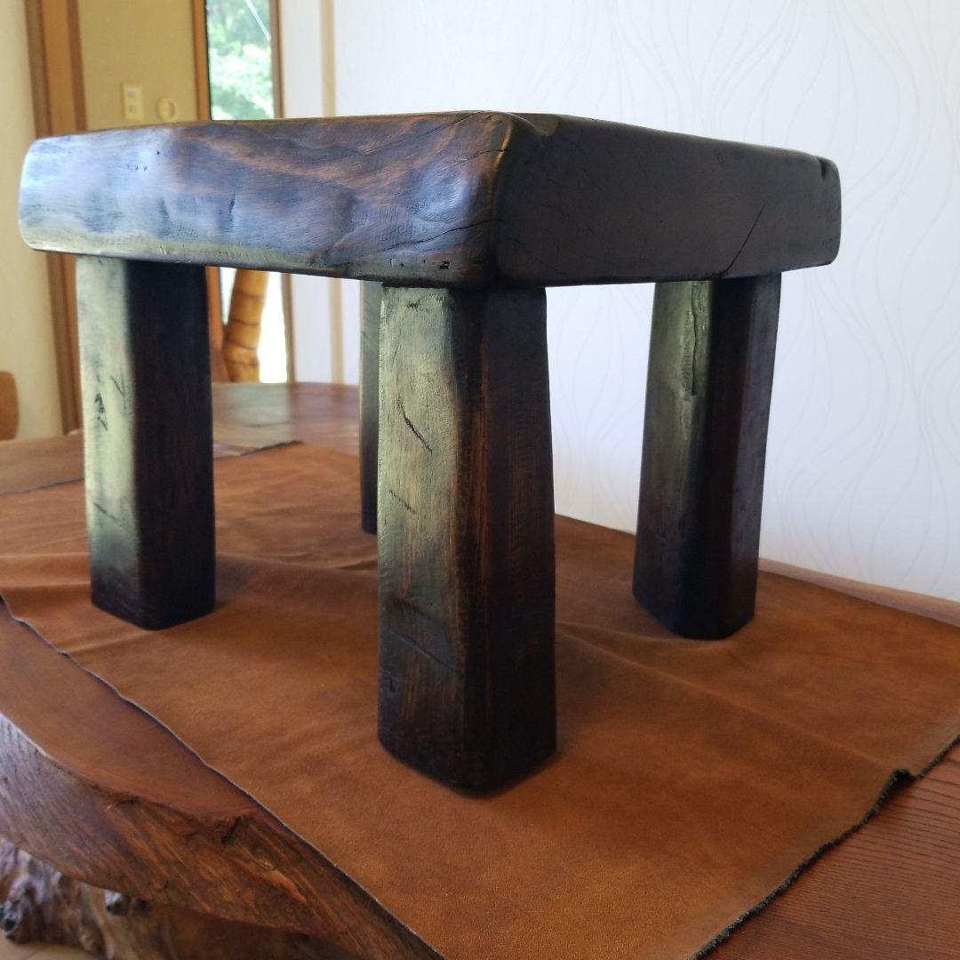 サイドテーブル《楠の木》クスの木　無垢材