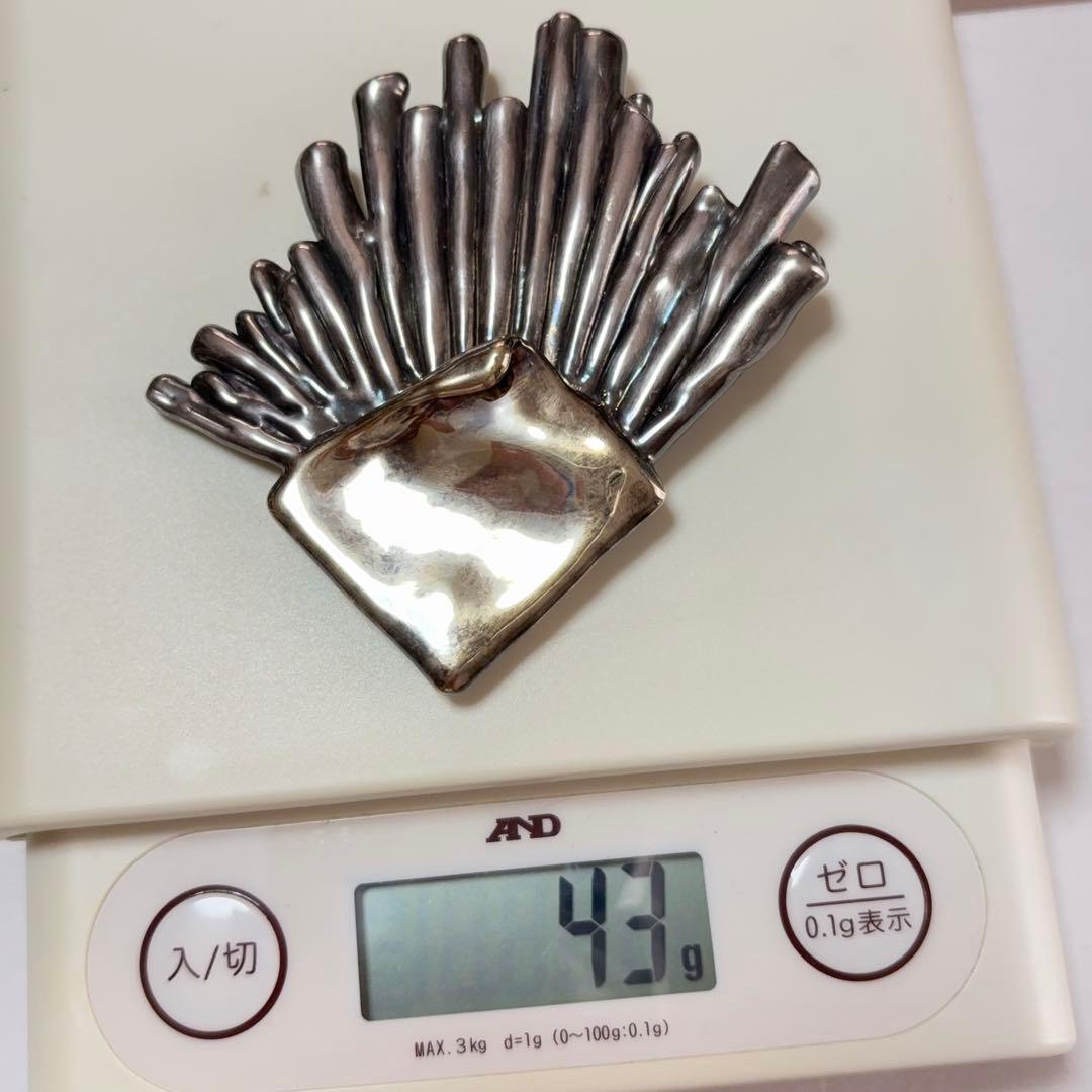 大判！DAVID VARSANO イスラエル ペンダント ブローチ