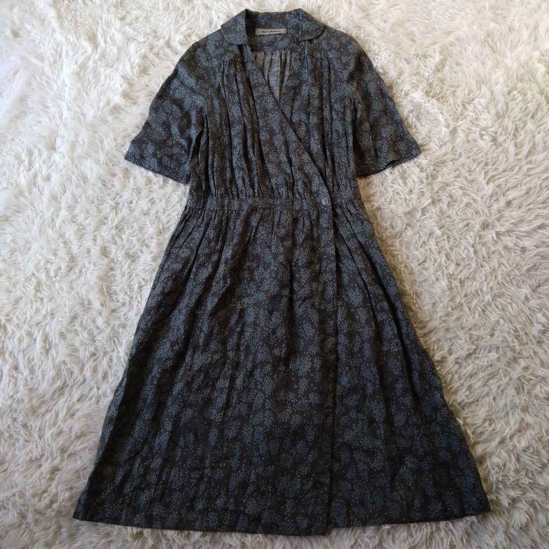 ミナペルホネン　 リネン100%　　　 ワンピース　羽織　カシュクール