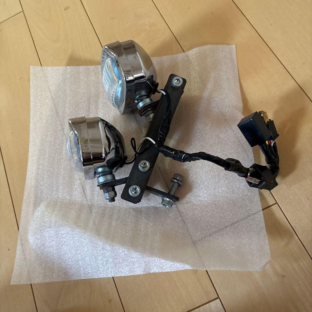 ハーレー　スポーツスター　ヘッドライト　デュアルヘッドライト