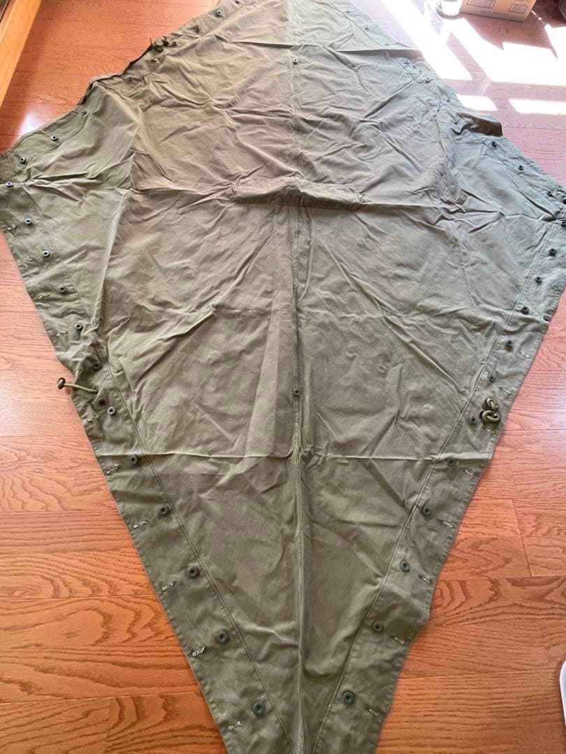 ノルウェー軍幕　単色　4枚セット　used