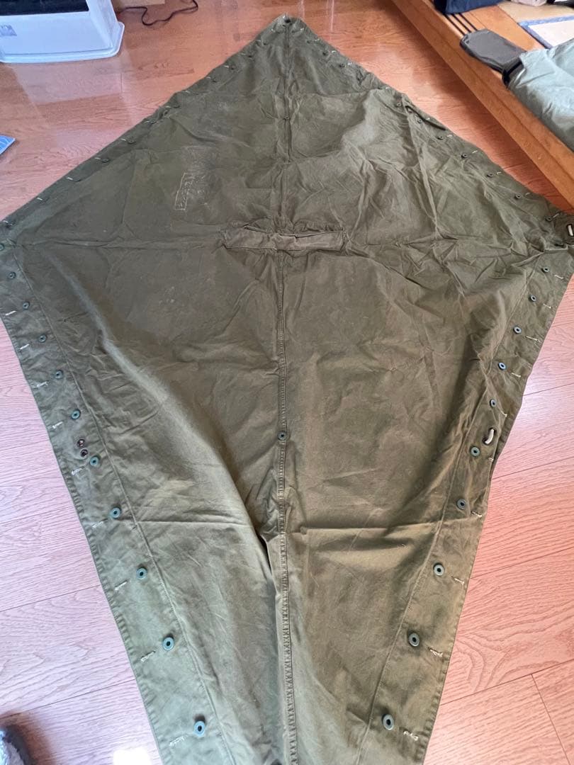 ノルウェー軍幕　単色　4枚セット　used