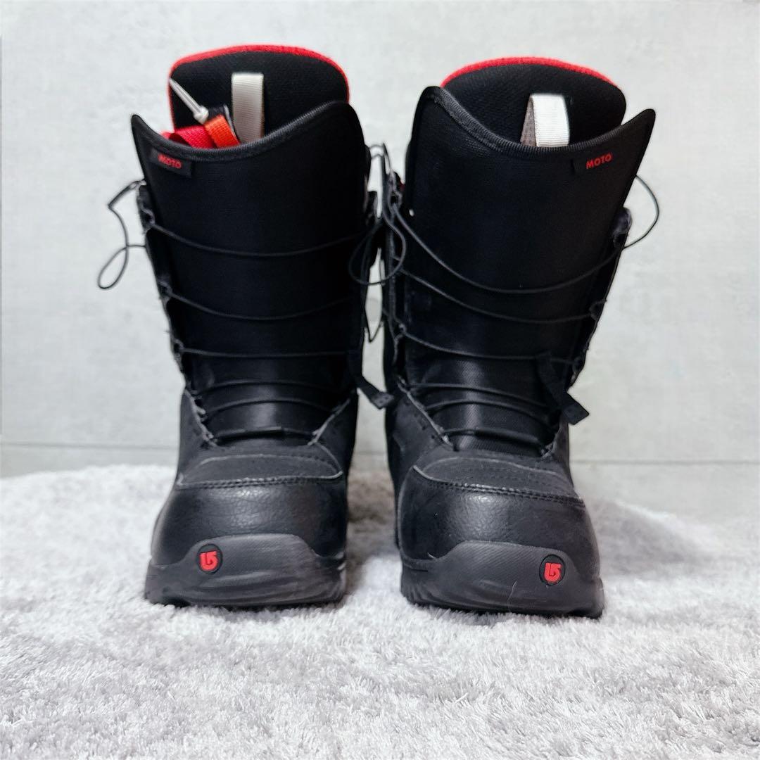 BURTON MOTO 26cm スノーボードブーツ 赤 黒