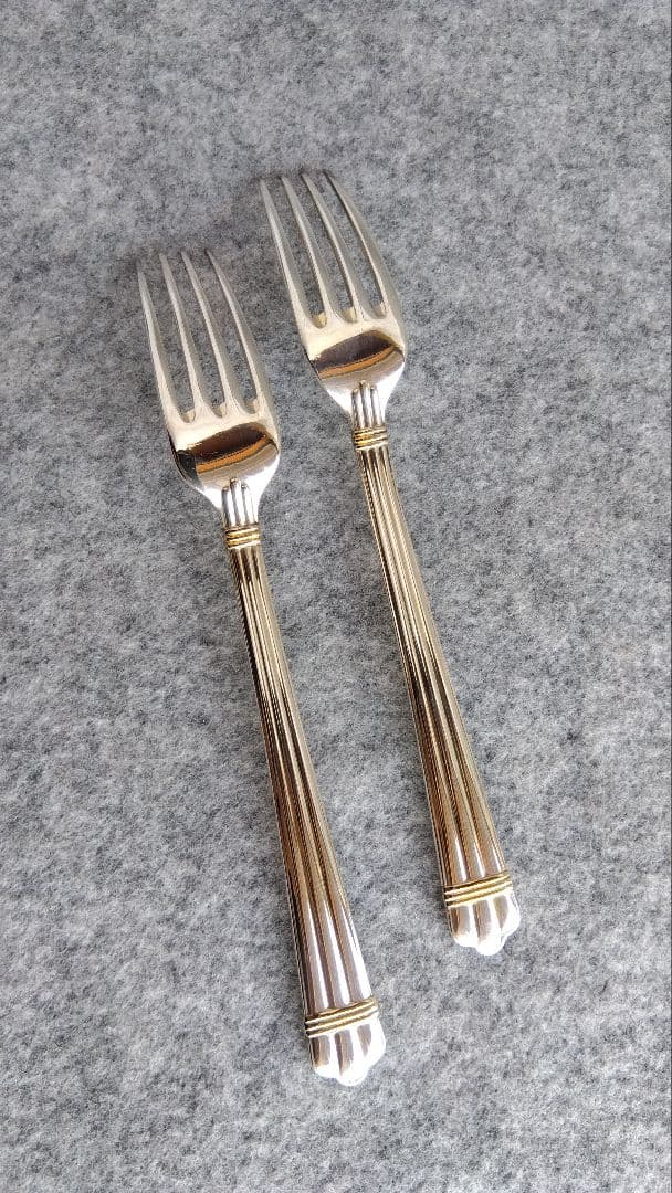 クリストフル アリアゴールドリング Christofle カトラリーセット 6点