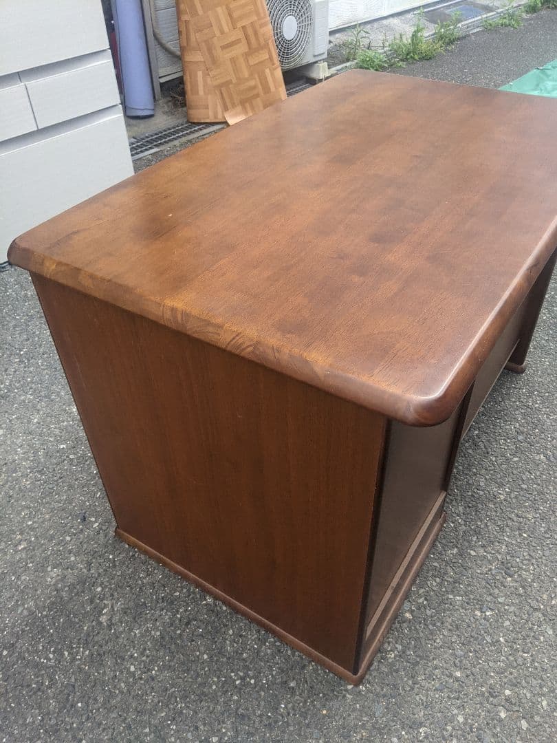 カリモク　片袖 デスク 引き出し 学習机 勉強机 書斎机