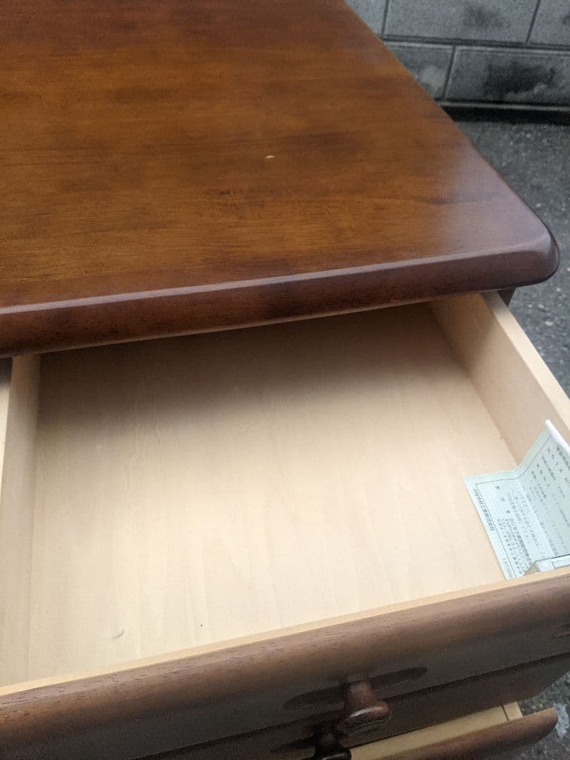 カリモク　片袖 デスク 引き出し 学習机 勉強机 書斎机