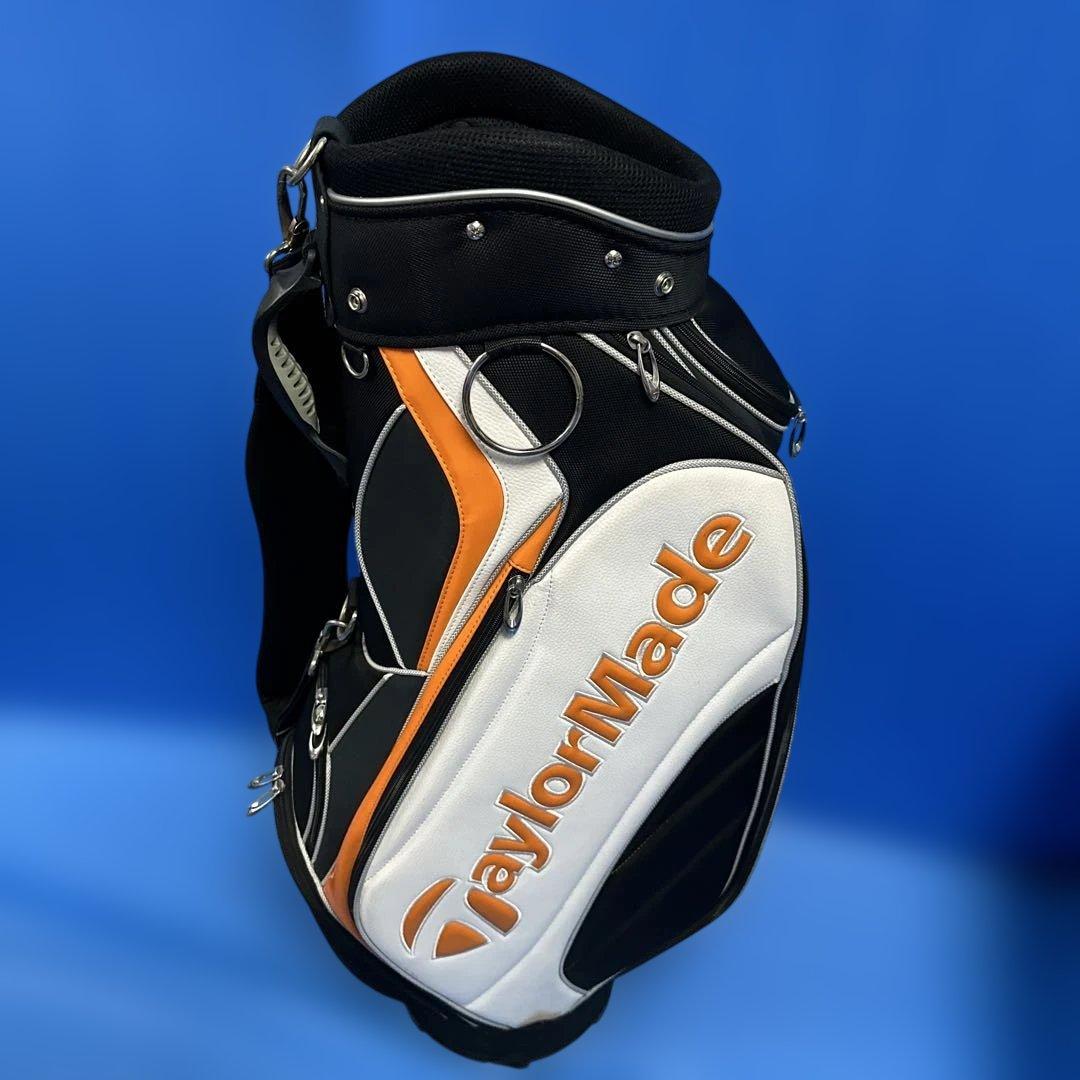 TaylorMade キャディバッグ ブラック/ホワイト/オレンジ