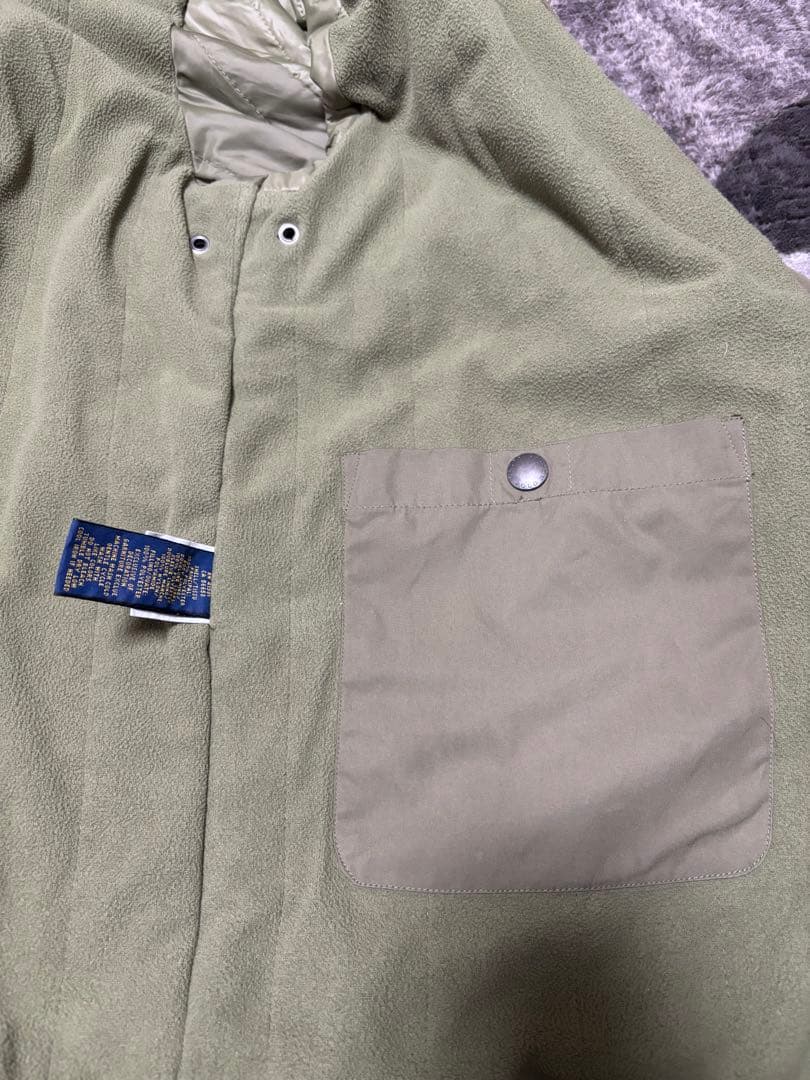 美品 ポロラルフローレン 2way ブルゾン ジャケット メンズ カーキ M