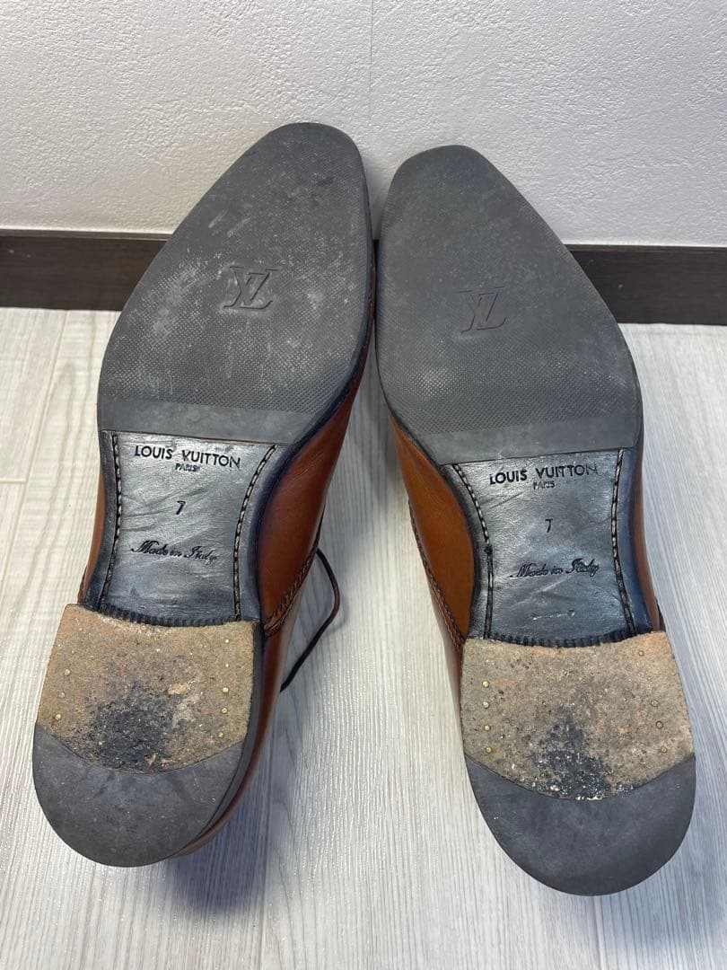 LOUIS VUITTON ルイヴィトン ド　レスシューズ ブラウン 本革靴 7