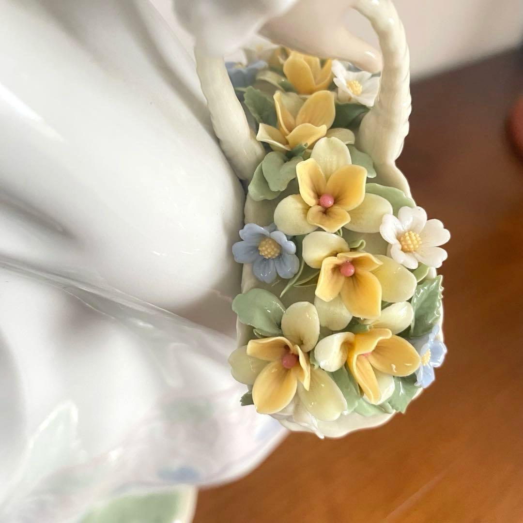 LLADRO リヤドロ 『 女性と犬 』 置物 高さ37㎝ ‼︎