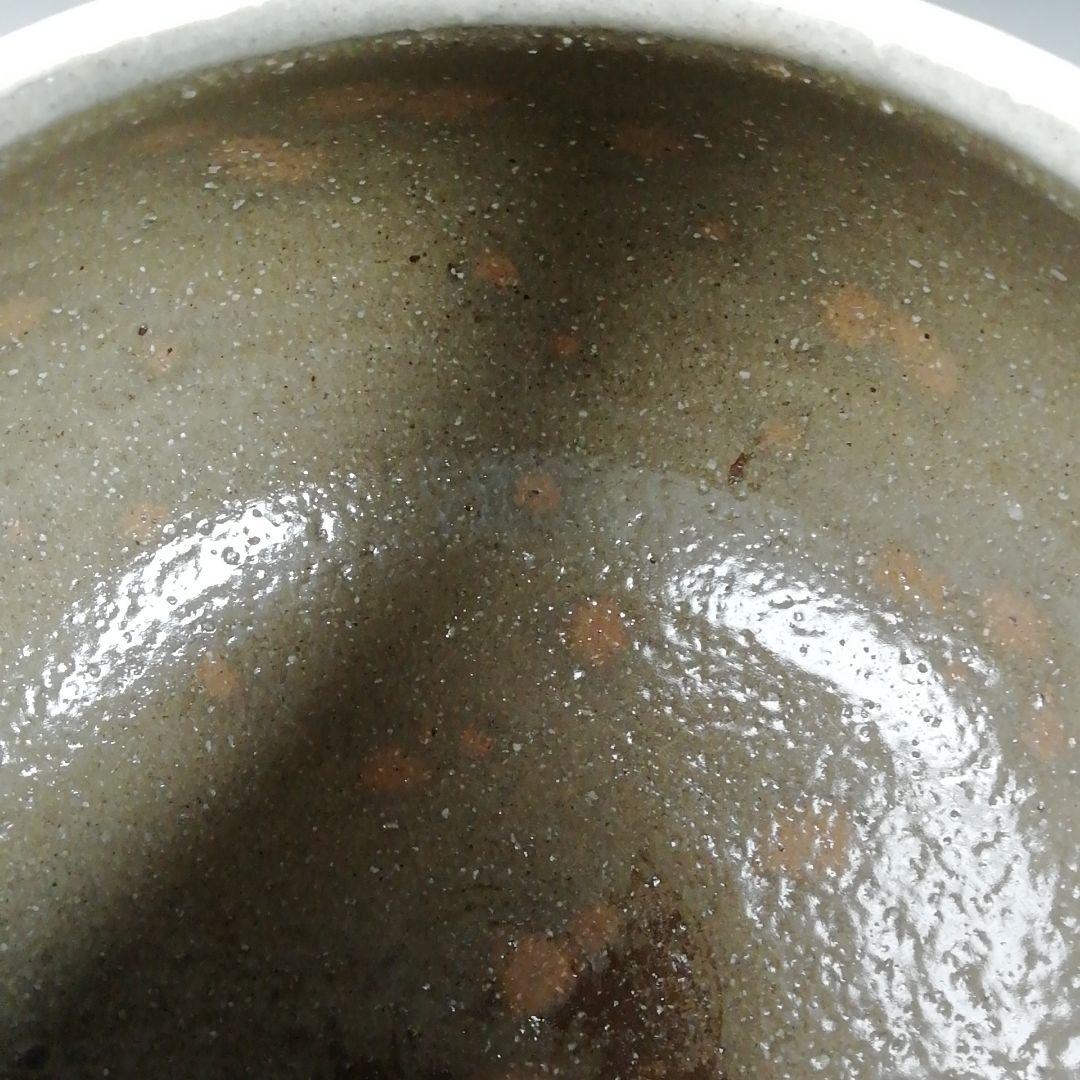 Ｔ８４３　水指　『粉引水指』『奥村考山 造』　共箱　茶道具