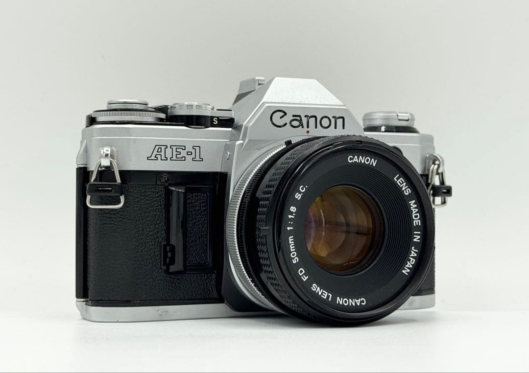 【完動品】Canon AE-1 + FD 50mm F1.8 S.C.