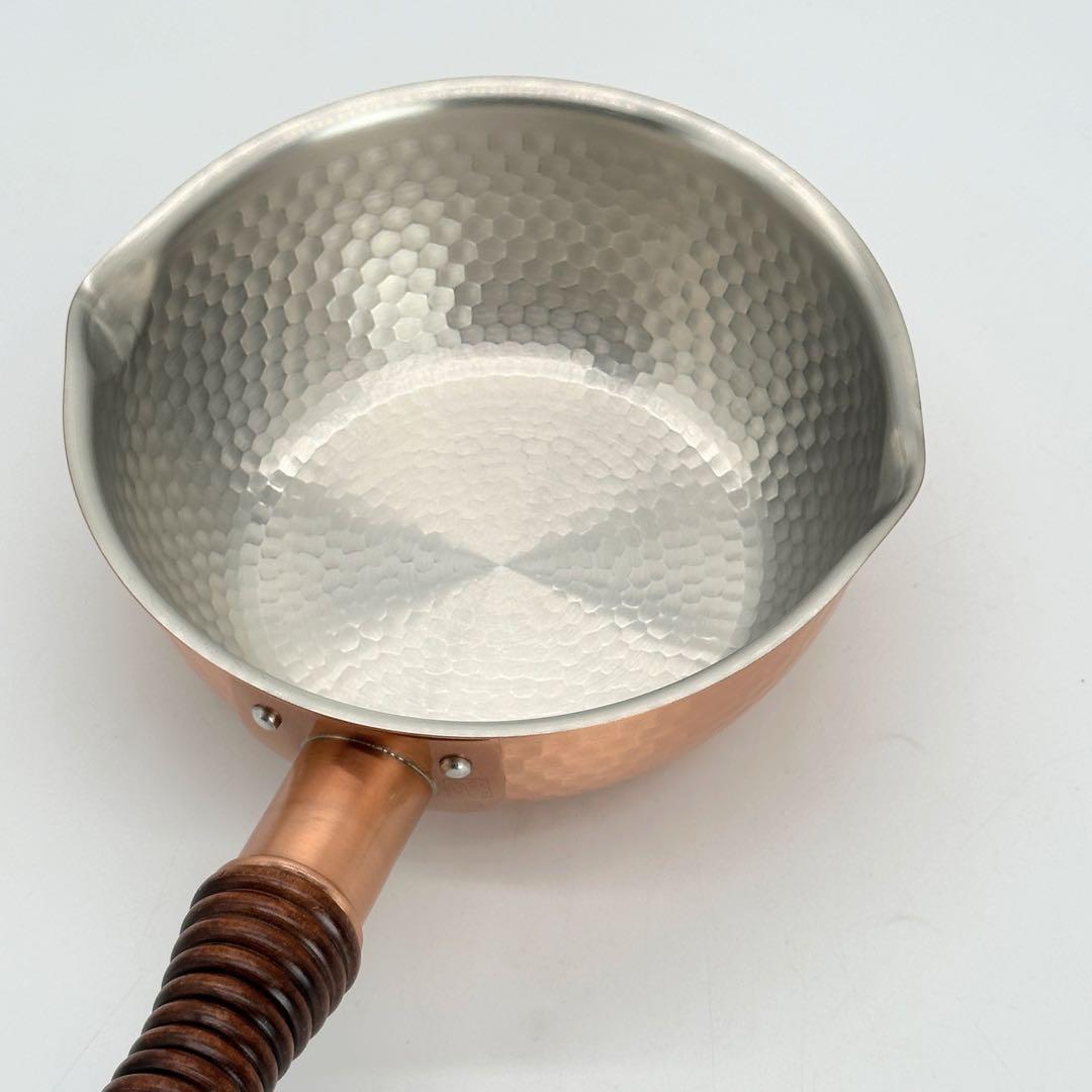 新品未使用 銅楽 まごころ伝心 雪平鍋 15cm 銅製 片手鍋 日本製 調理器具