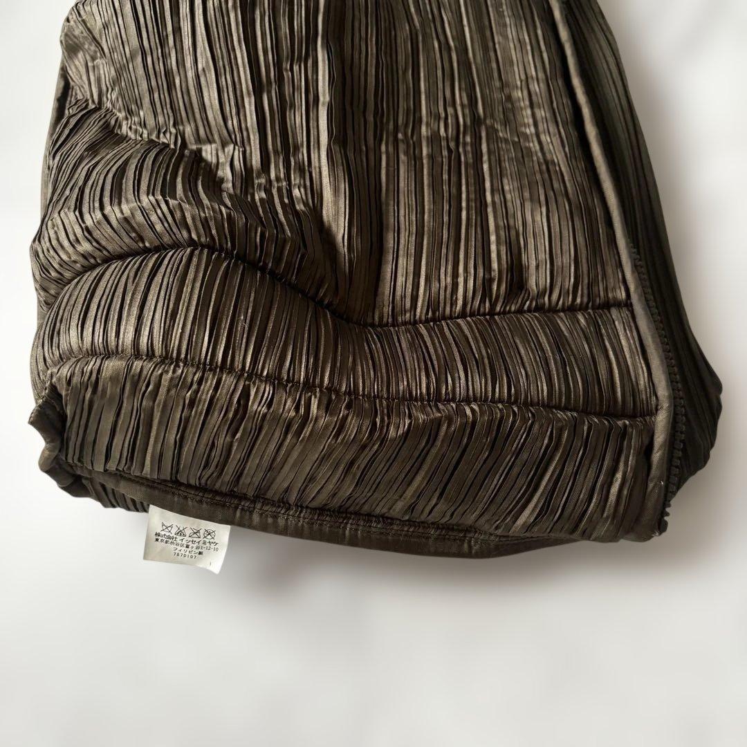 PLEATS PLEASE プリーツプリーズ ショルダーバッグ カーキブラウン