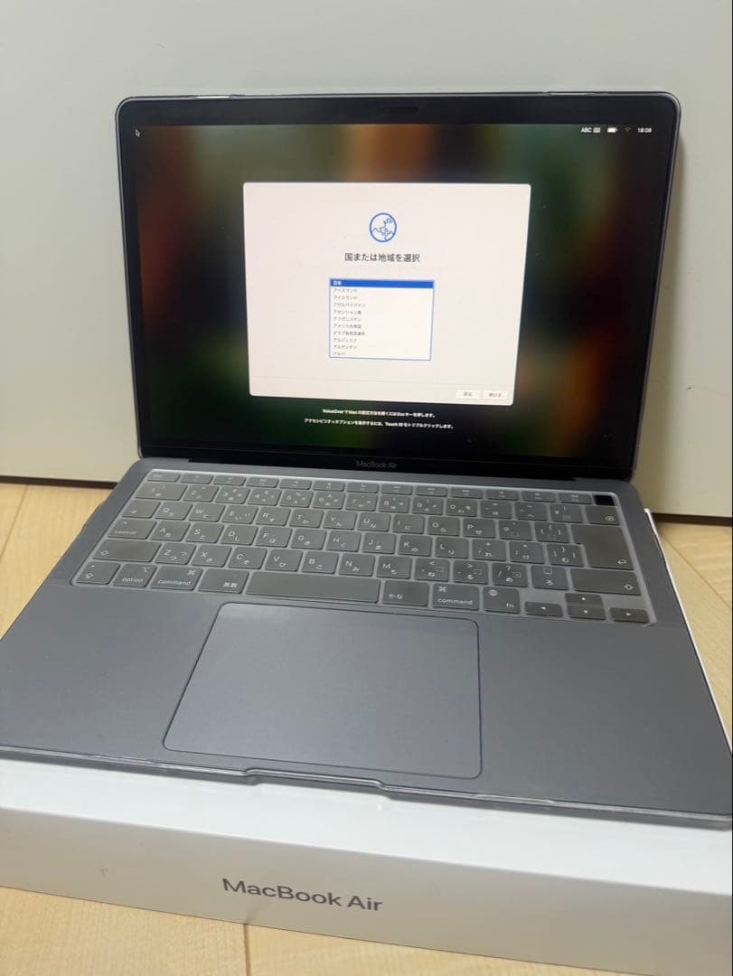 MacBook Air & ポータブルモニター セット 箱・保護ケース付き