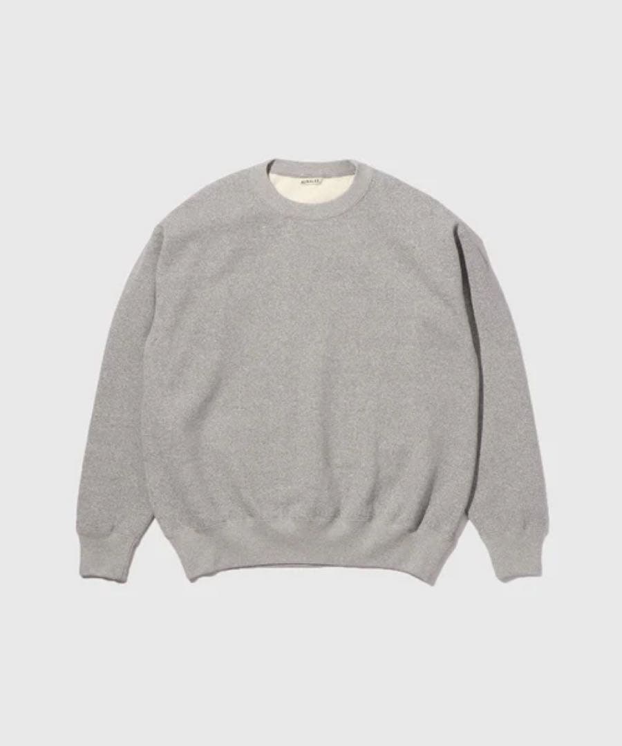 トップス 25aw auralee SMOOTH SOFT BD SWEAT