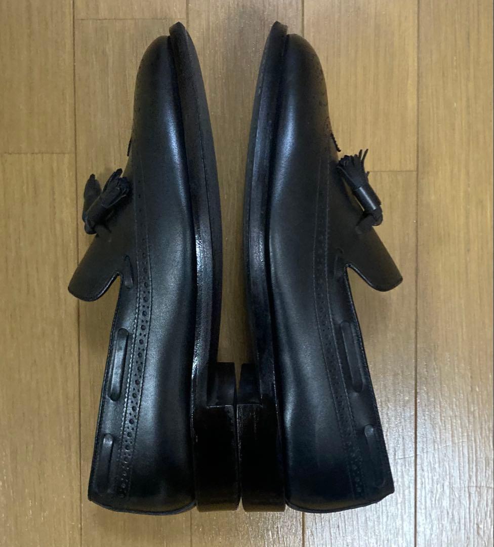 REGAL リーガル ウィングタッセルローファー ブラック レザー 26EEE