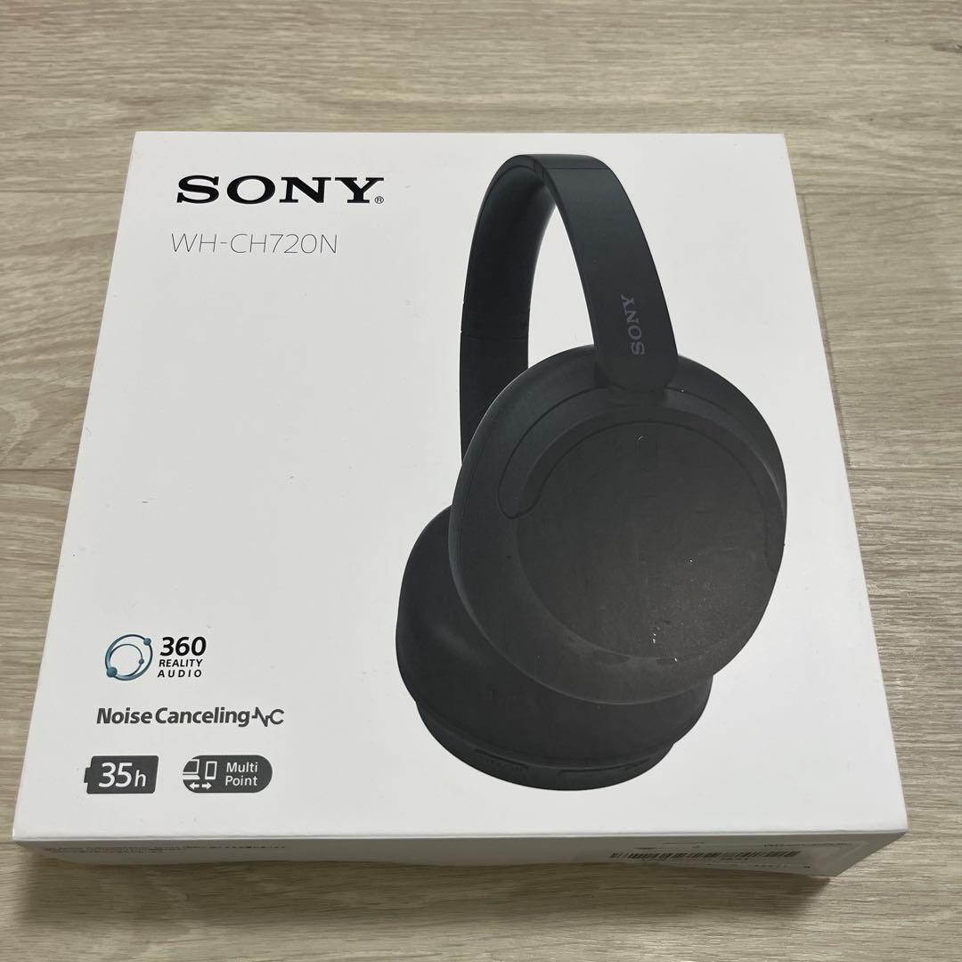 SONY WH-CH720N ブラック ノイズキャンセリングヘッドホン