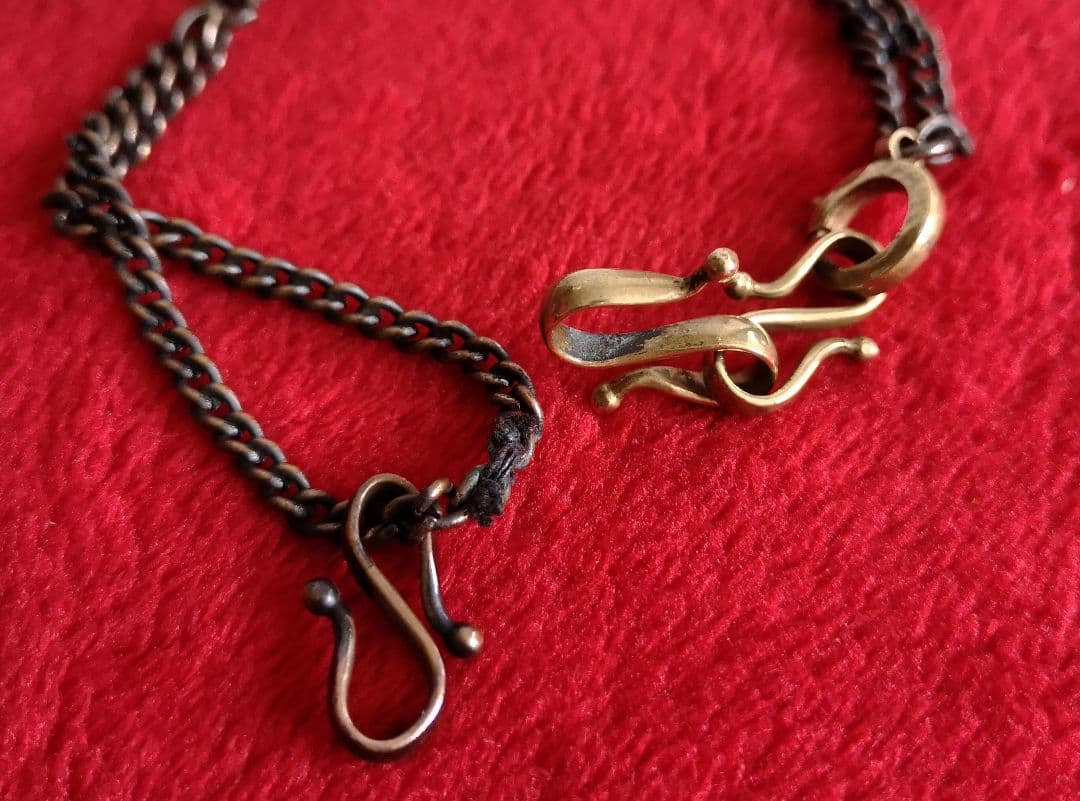 アンティーク 【希少】帯留め 18金 家紋 輪違い 明治 大正時代 刻印 K18