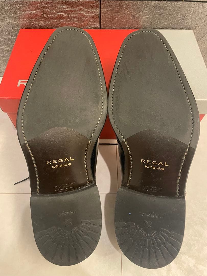 【超美品】 REGAL 717R ウイングチップ 内羽根26.5EEE