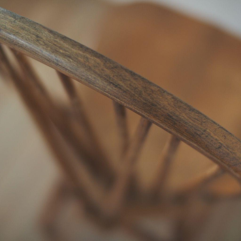 木製スピンドルバックチェア 秋田木工 古道具 味わい