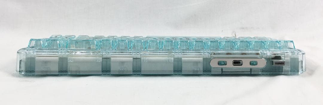送料込み☆YUNZII☆X71☆メカニカルキーボード☆ワイヤレス☆透明/クリア☆