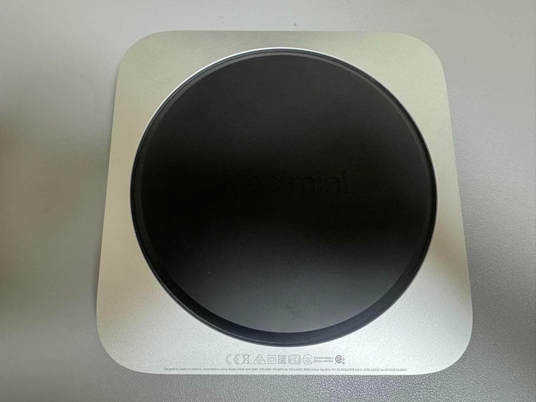 Apple Mac mini M1 メモリ8GB SSD256GB シルバー