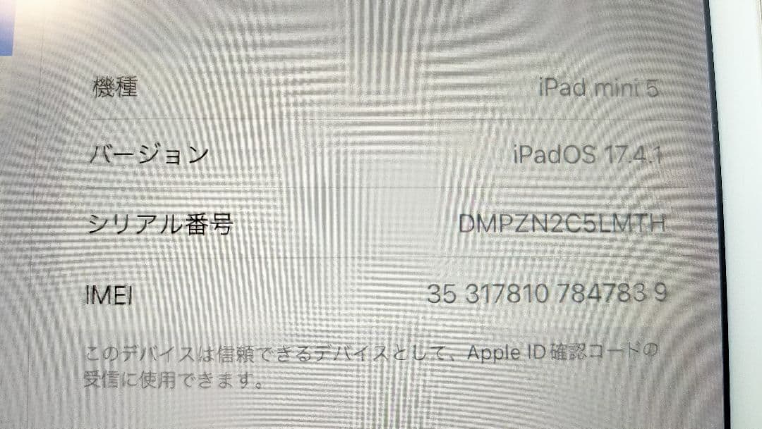 Apple iPad mini シルバー 本体のみ