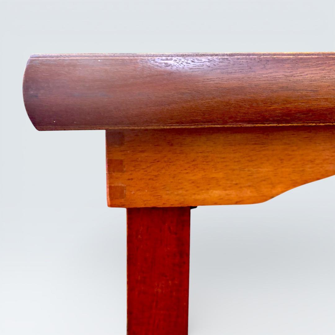 【美品】天然木 折り畳み座卓 105×75cm 和モダン ローテーブル