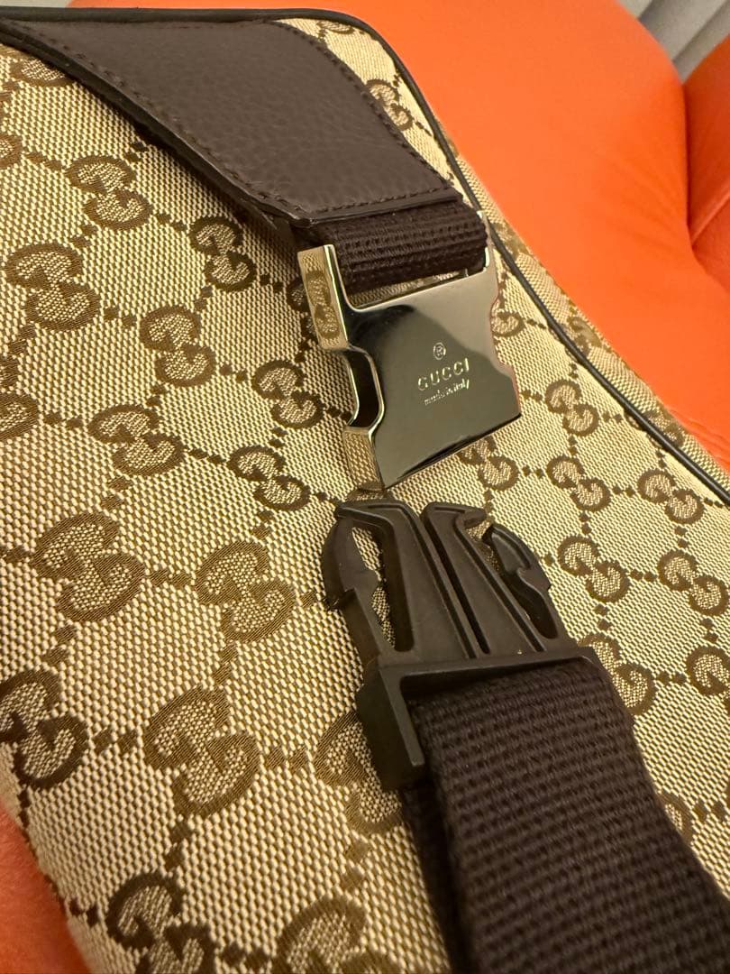 GUCCIグッチボディバック☆GGキャンバス