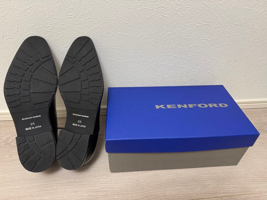 【未使用】KENFORD KB48 AJ ストレートチップ 黒 25cm 日本製