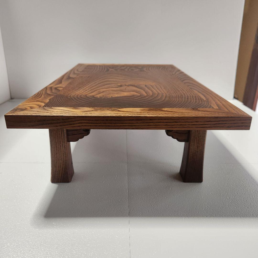 高級工芸品　天然木　花台　盆栽卓　ミニちゃぶ台