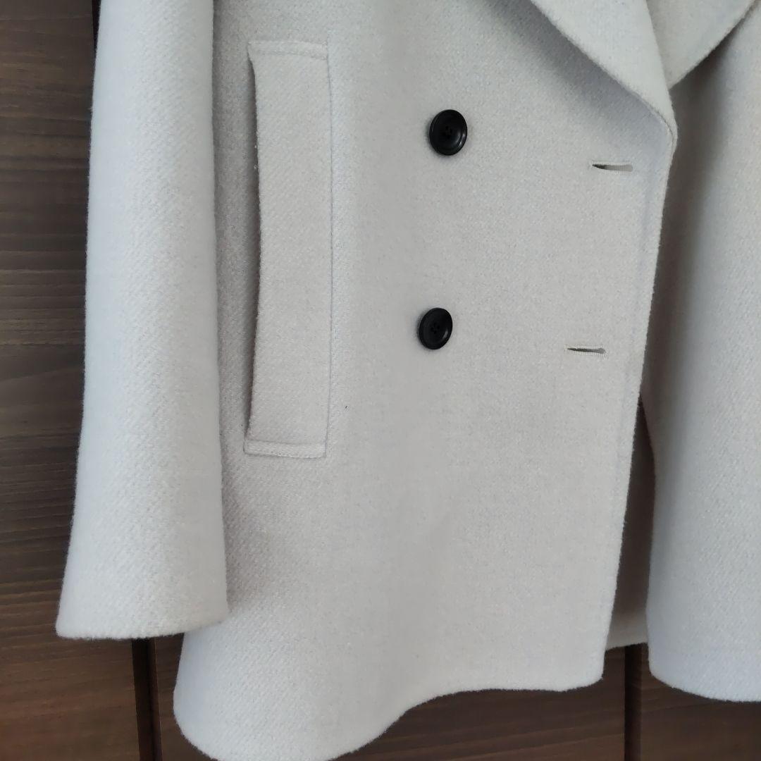 ロートレアモン☆美品☆ ビッグカラーウールリバーコート