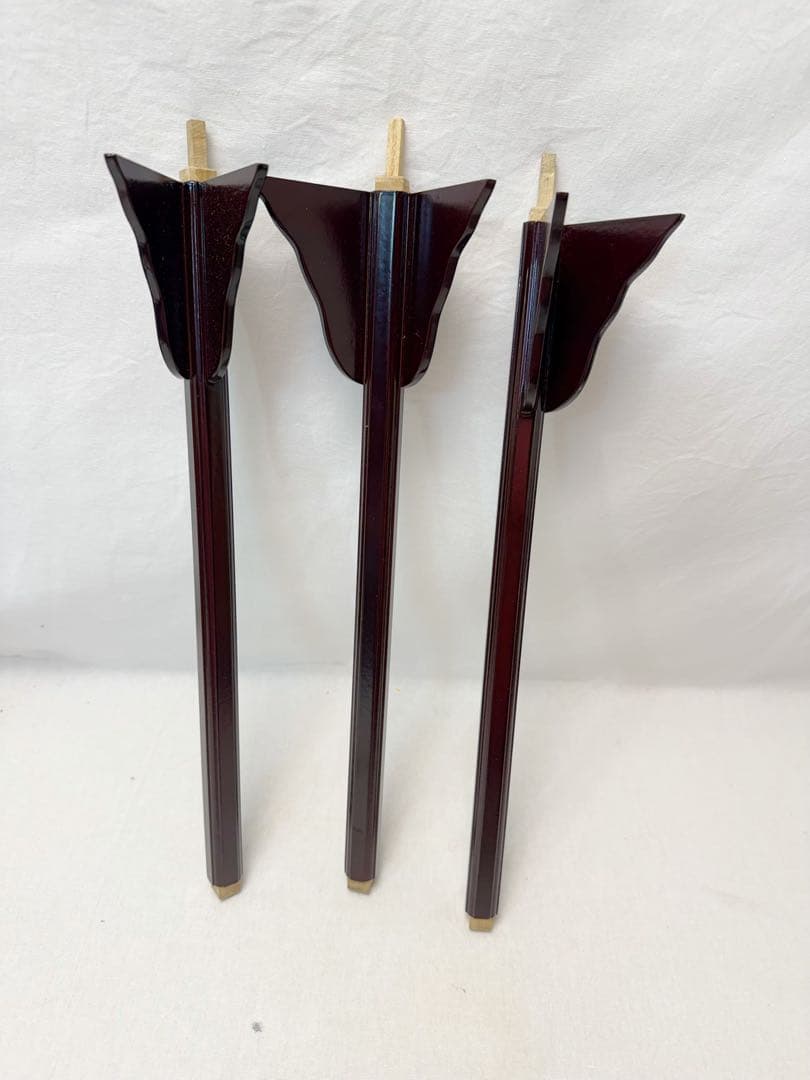 未使用 茶道具 好文棚 惺斎好写 溜塗 茶棚 組み立式 紙箱