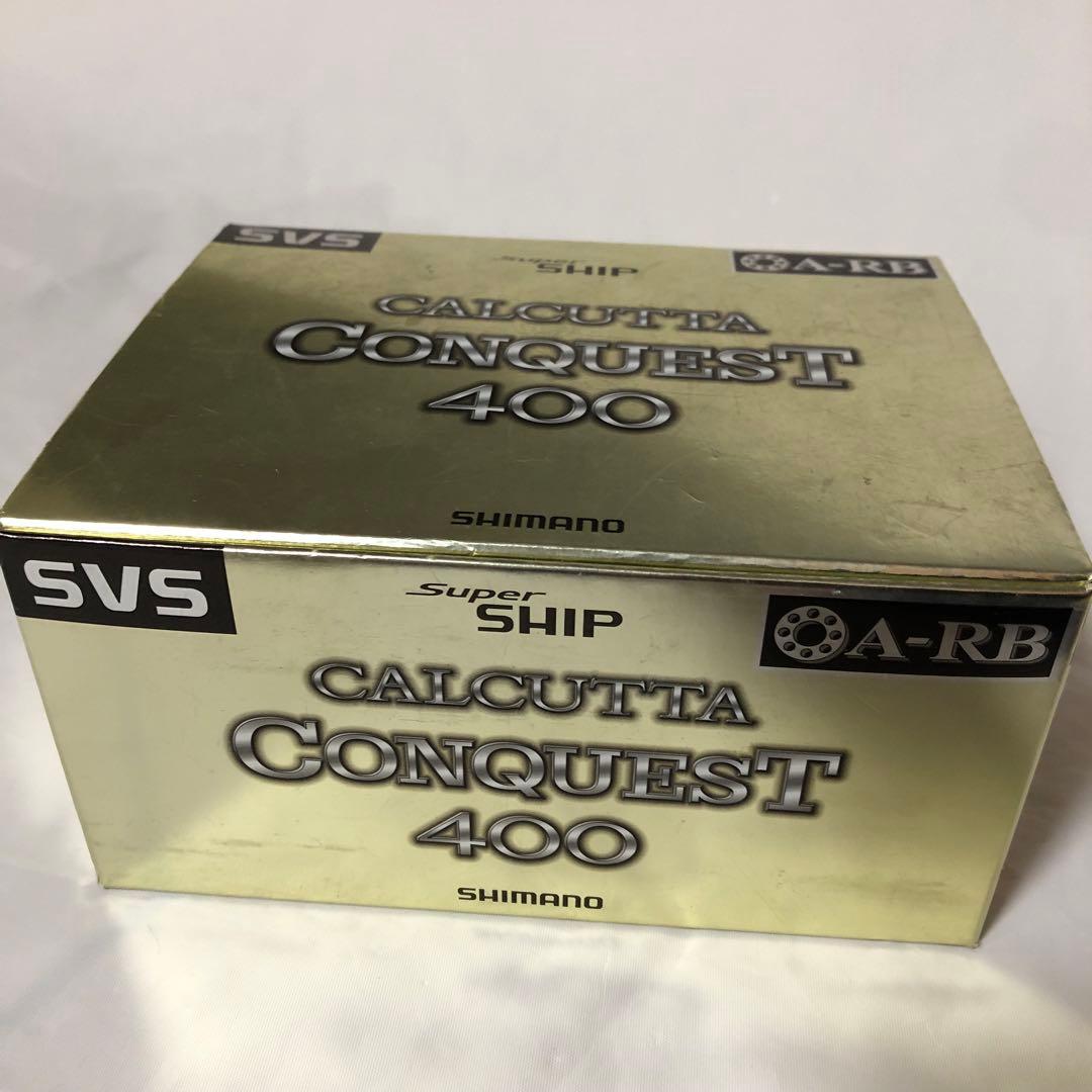美品　SHIMANO シマノ　カルカッタコンクエスト400 RH444 リール