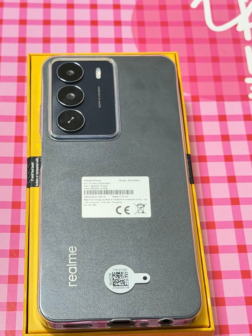 realme 14x 6GB/128GB ブラック5G新品未使用ケース付き